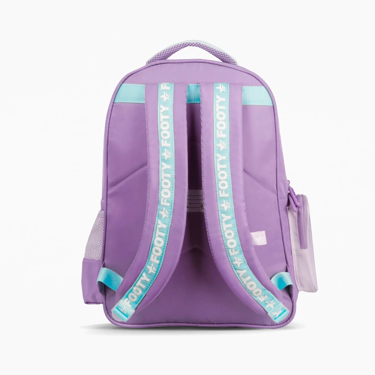 Mochila Escolar Footy 2026 Wonder Pockets Lila 18" Art.F26333